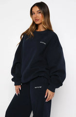Test Drive Oversized Sweater Dark Navy