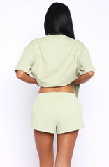 Can't Miss It Lounge Shorts Sage