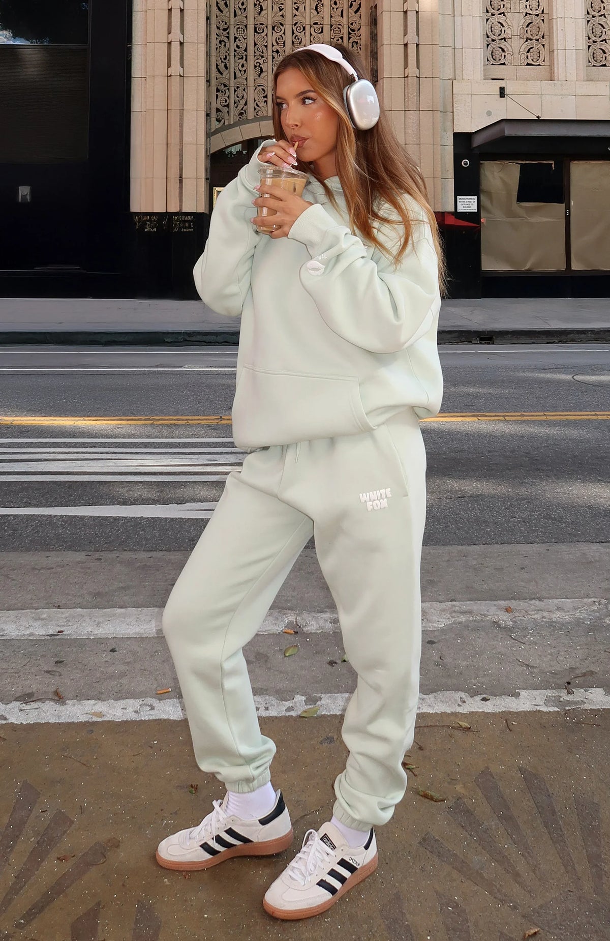 11th Street Keeping It Real Sweatpants Iced Matcha