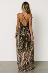 Eirena Sparkle Gown | Bronze + Gold