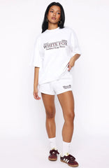 Standing My Ground Oversized Tee White