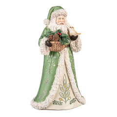 Shades of Green Garden Statue, Resin Statue, Santa, 12"H