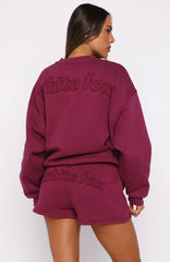 From The Archives Lexi Oversized Sweater Berry