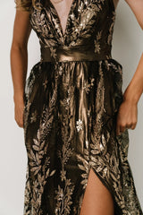 Eirena Sparkle Gown | Bronze + Gold