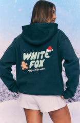 Holly Jolly Christmas Oversized Hoodie Pine