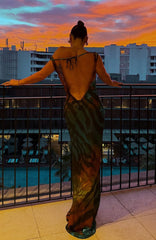 Amore Maxi Dress Teal Mirage