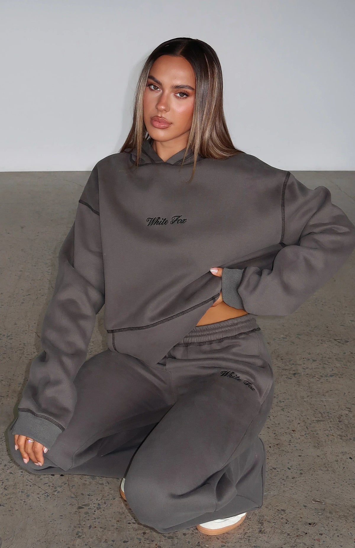 Instant Attraction Oversized Hoodie Charcoal