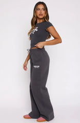 Lucky Thirteen Audrina Wide Leg Sweatpants Volcanic