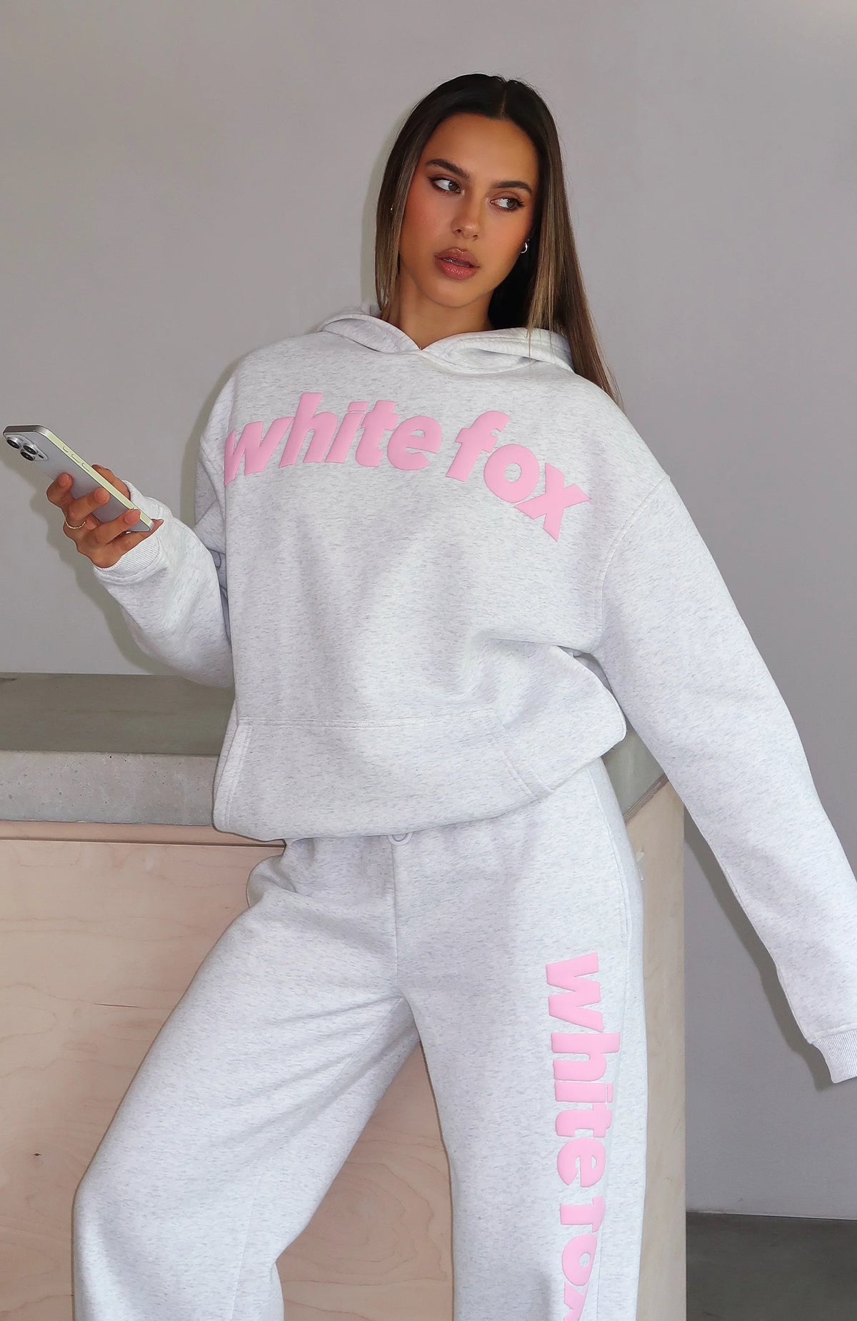 From The Archives Kenzie Oversized Hoodie Grey Marle