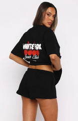 Club 14 Cassie Lounge Shorts Black