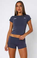 From The Archives Gigi Baby Tee Navy