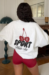 Club 14 Peyton Oversized Sweater Grey Marle