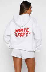 Christmas Feeling Oversized Hoodie Grey Marle