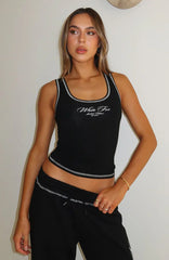 Don't Need Anyone Tank Top Black