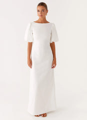 Judy Maxi Dress - White