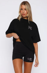Love And Romance Bike Shorts Black
