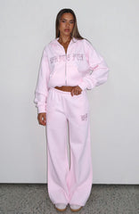 Lucky Ones Wide Leg Sweatpants Pink