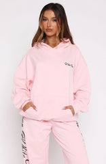 Lucky Thirteen Shaya Oversized Hoodie Soft Pink