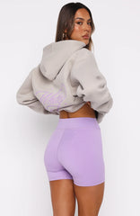 Love You Regardless Bike Shorts Lilac