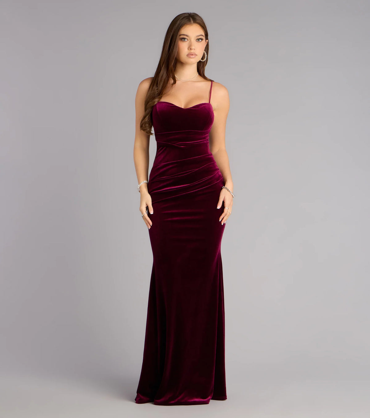 Layne Velvet Mermaid Formal Dress