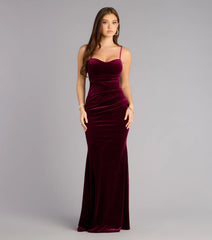 Layne Velvet Mermaid Formal Dress
