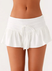 Landon Mini Skort - White