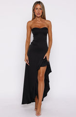 Statements Like This Strapless Maxi Dress Black