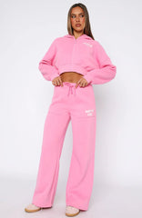 Offstage Wide Leg Sweatpants Bubblegum