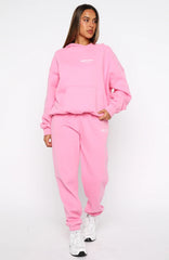 Daydreamers Nadia Oversized Hoodie Bubblegum