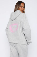 11th Street Keeping It Real Oversized Hoodie Jelly Bean