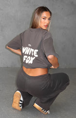 Offstage Back Graphic Oversized Tee Shadow