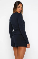 Daydreamers Madeline Lounge Shorts Navy