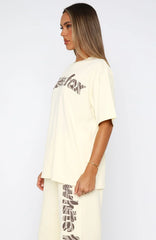 From The Archives Maya Oversized Tee Lemon