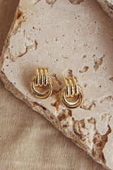 Shiloh Loop Earrings Gold