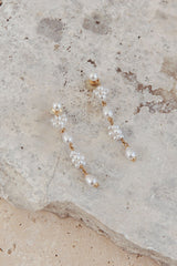 Simone Dangle Earrings Pearl