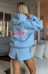 Club 14 Peyton Oversized Hoodie Blue