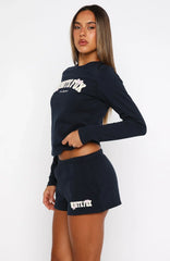 Daydreamers Madeline Lounge Shorts Navy