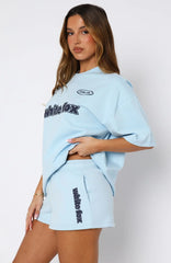 Ready To Go Lounge Shorts Baby Blue