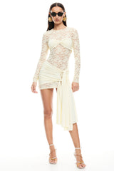 LIONESS Midnight Mini Dress Butter