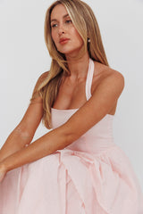 Shaya Tiered Ruffle Maxi Dress Pink