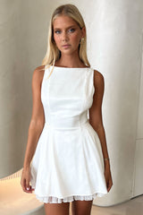 Elodie Dress - White