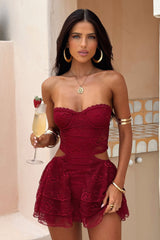 Gisella Dress - Burgundy