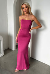 Lahara Maxi Dress - Burgundy