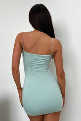 Mace Bodycon Mini Dress - Sage