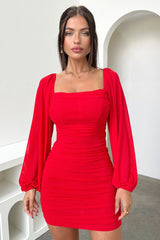 Marie Dress - Red