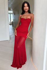 Tasmin Maxi Dress - Red
