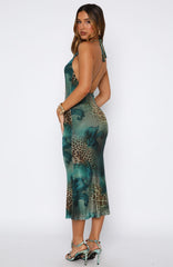 Tropic Like It's Hot Midi Dress Mystic Blossom